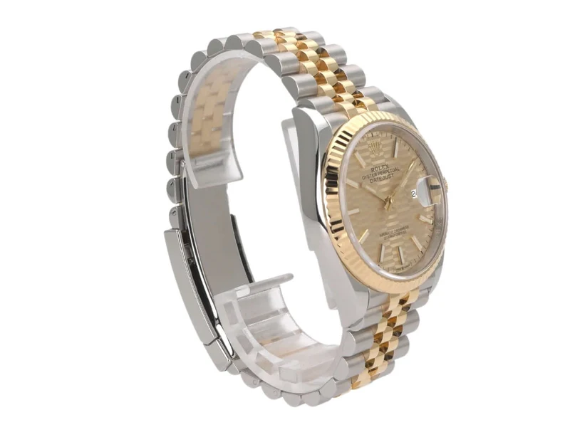 Rolex Datejust 36 126233 Golden Riffel Jubile-Band