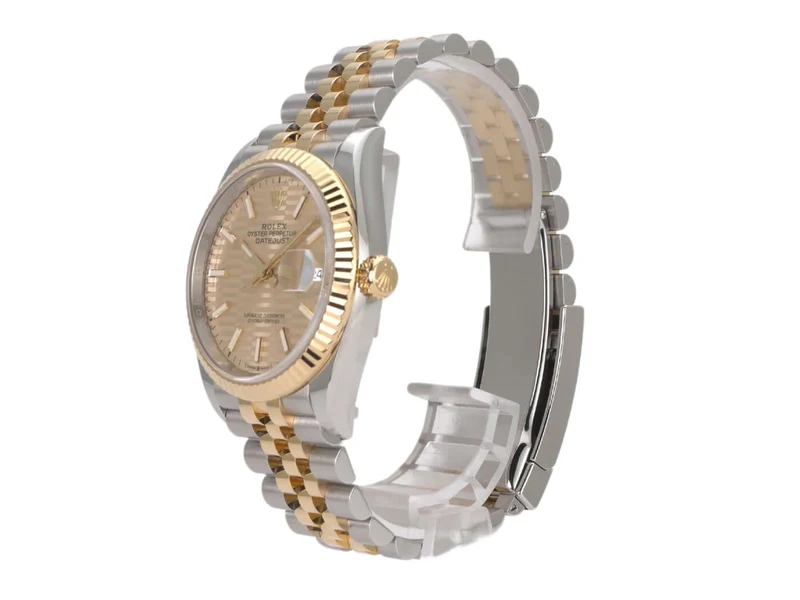 Rolex Datejust 36 126233 Golden Riffel Jubile-Band