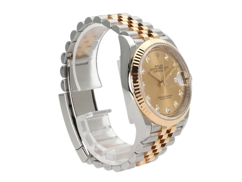 Rolex Datejust 36 126233 Champagner Diamant Jubile-Band