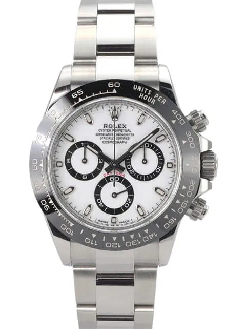 Rolex Daytona Edelstahl 116500LN Weiß
