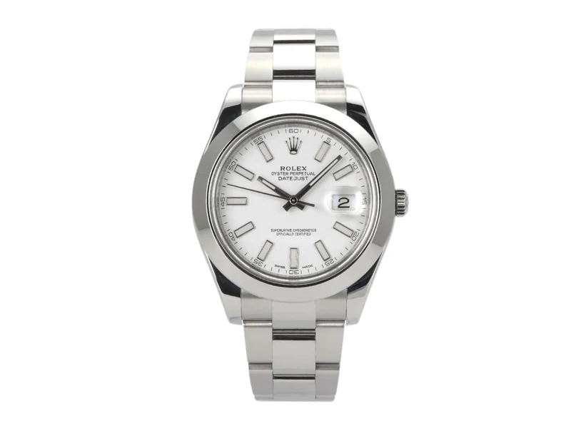 Rolex Datejust II 41 Edelstahl 116300 Weiß