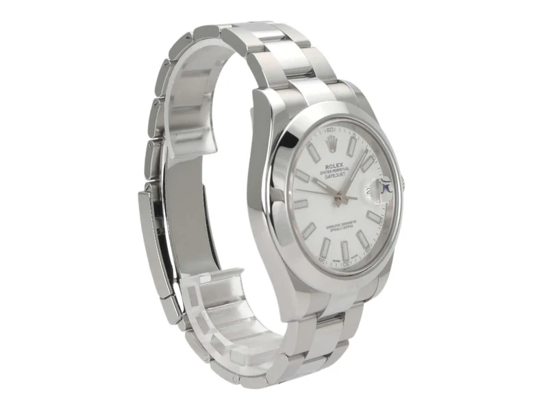 Rolex Datejust II 41 Edelstahl 116300 Weiß