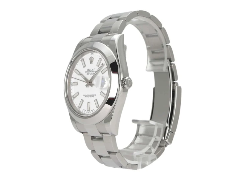 Rolex Datejust II 41 Edelstahl 116300 Weiß
