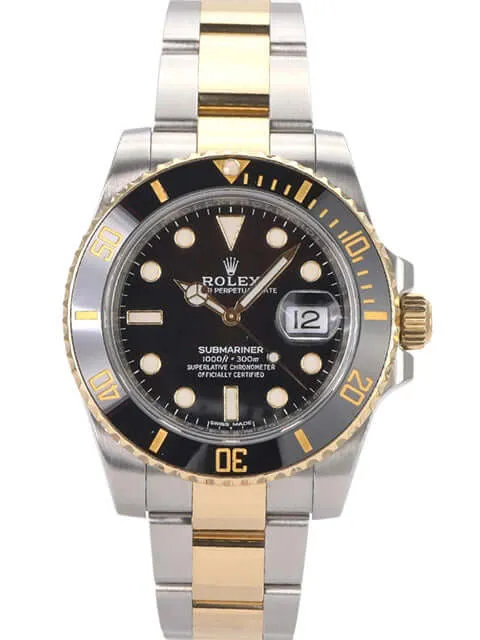 Rolex Submariner Date Edelstahl Gelbgold 116613LN