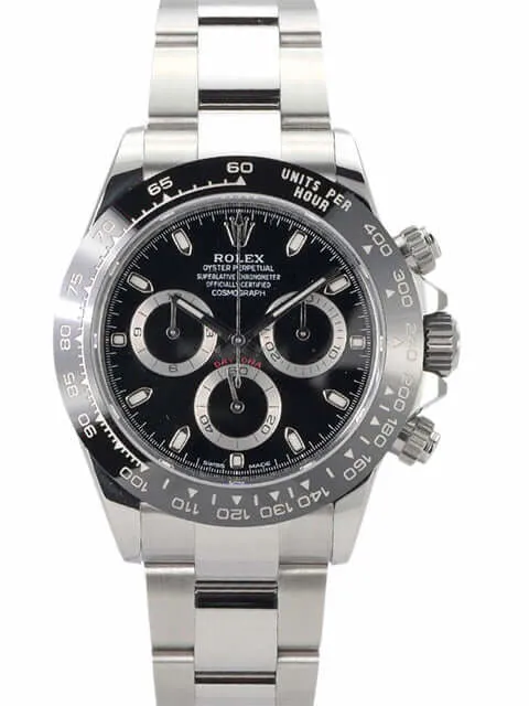 Rolex Daytona Edelstahl 116500LN Schwarz