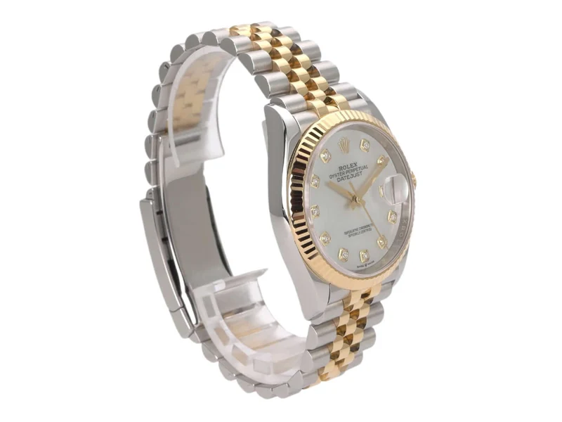 Rolex Datejust 36 126233 Perlmutt Diamant Jubile-Band