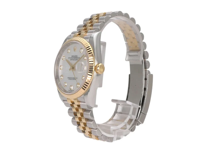 Rolex Datejust 36 126233 Perlmutt Diamant Jubile-Band
