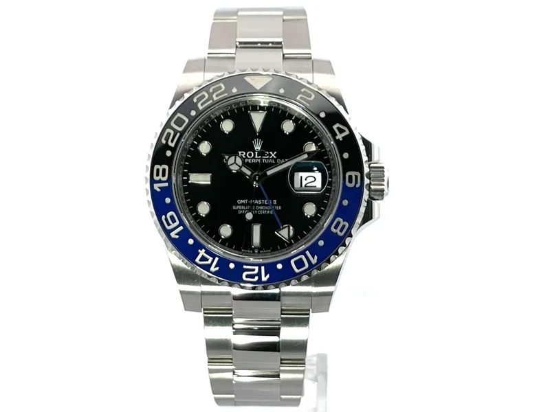 Rolex GMT-Master II Edelstahl 126710BLNR Oyster-Band Batman