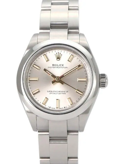 Rolex Oyster Perpetual 28 Ref. 276200 Silber