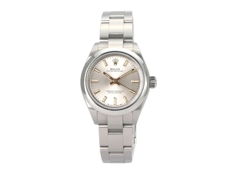 Rolex Oyster Perpetual 28 Ref. 276200 Silber