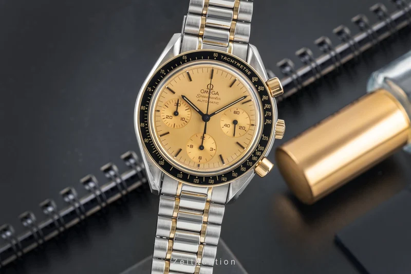 Omega Speedmaster chronograph steel / gold automatic men's watch 3310.10 [2603224]