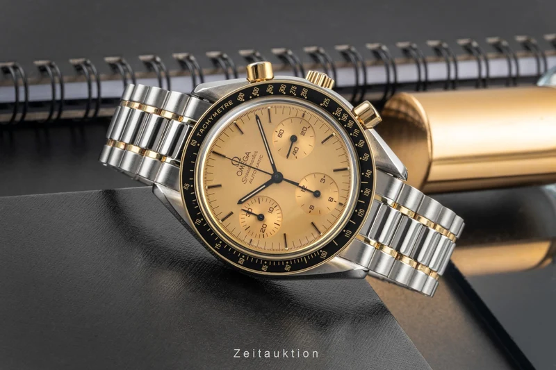 Omega Speedmaster chronograph steel / gold automatic men's watch 3310.10 [2603224]