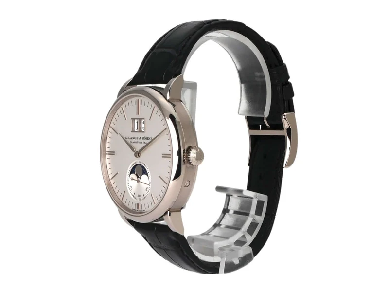 A. Lange & Söhne Saxonia Mondphase Weißgold 384.026