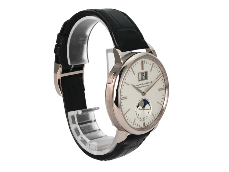 A. Lange & Söhne Saxonia Mondphase Weißgold 384.026