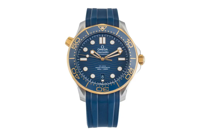 Omega Seamaster steel / gold automatic men's watch 210.22.42.20.03.001 LP: 9300EUR [2603978]
