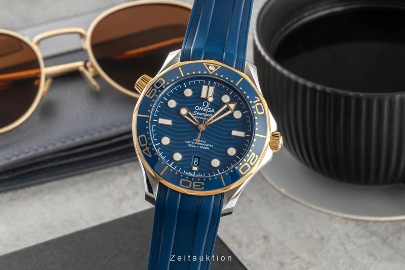 Omega Seamaster steel / gold automatic men's watch 210.22.42.20.03.001 LP: 9300EUR [2603978]