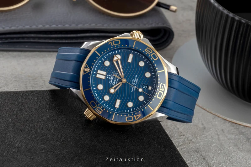 Omega Seamaster steel / gold automatic men's watch 210.22.42.20.03.001 LP: 9300EUR [2603978]