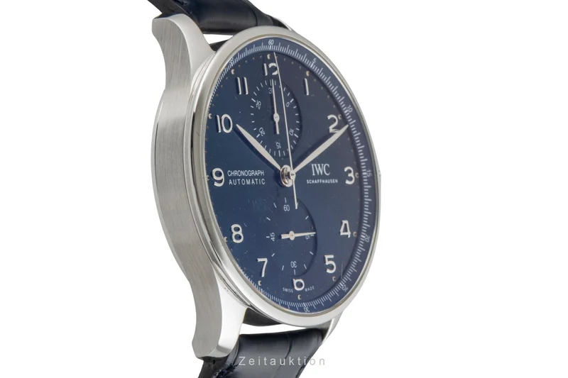 IWC Portugieser chronograph steel automatic men's watch IW371606 LP: 9100EUR [2603208]