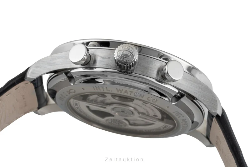 IWC Portugieser chronograph steel automatic men's watch IW371606 LP: 9100EUR [2603208]