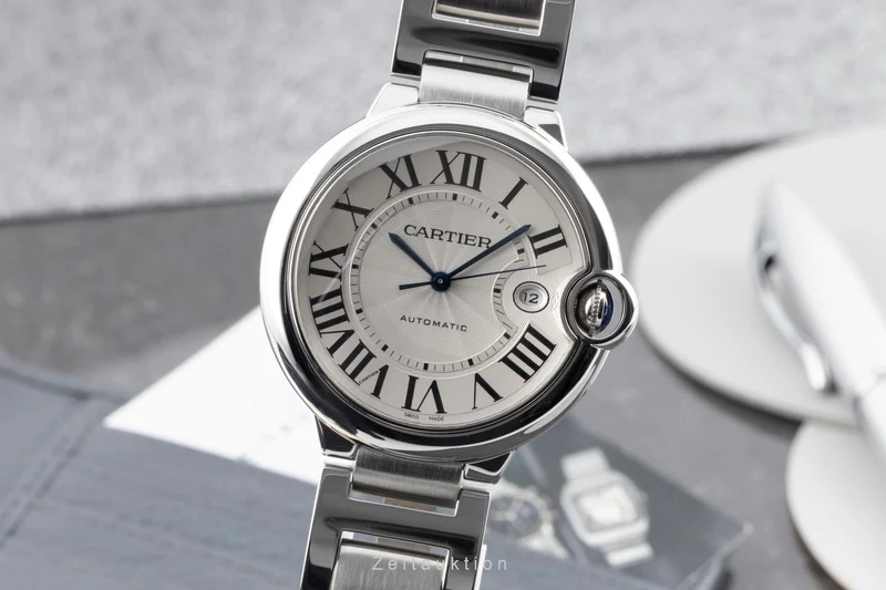 Cartier Ballon Bleu de Cartier steel automatic men's watch W69012Z4 [2603841]