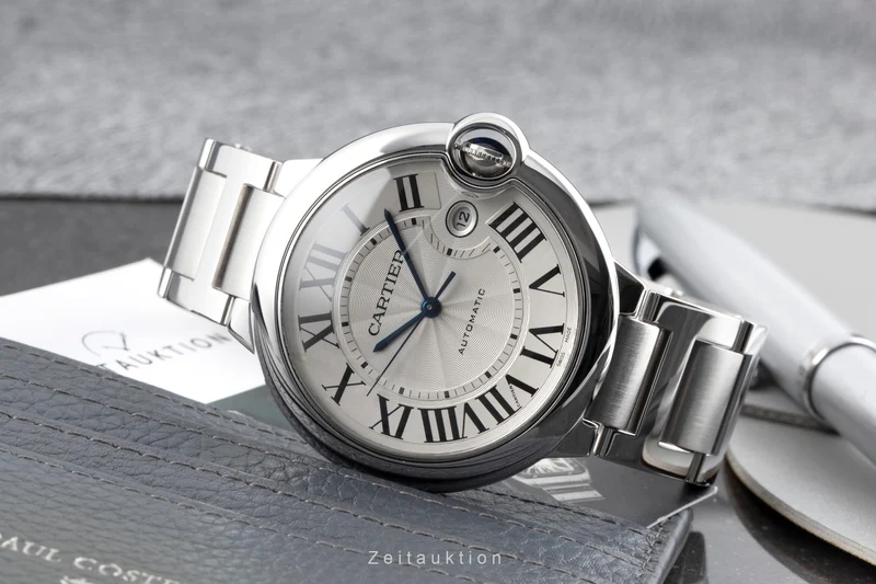 Cartier Ballon Bleu de Cartier steel automatic men's watch W69012Z4 [2603841]