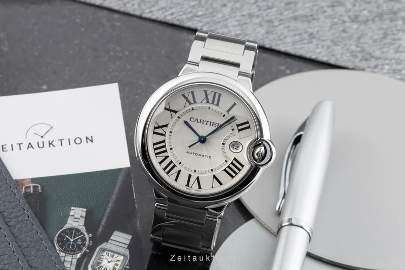 Cartier Ballon Bleu de Cartier steel automatic men's watch W69012Z4 [2603841]