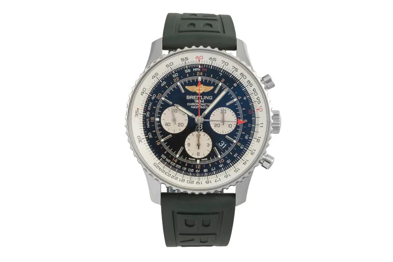 Breitling Navitimer GMT chronograph steel automatic men's watch AB0441 [2603547]