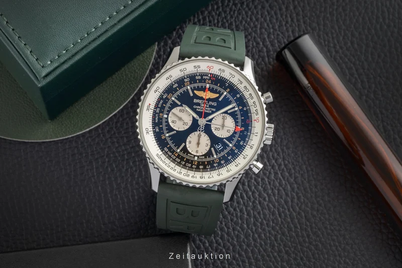 Breitling Navitimer GMT chronograph steel automatic men's watch AB0441 [2603547]