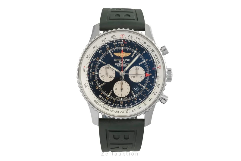 Breitling Navitimer GMT chronograph steel automatic men's watch AB0441 [2603547]
