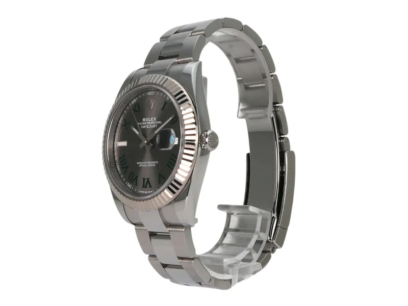 Rolex Datejust 41 Ref. 126334 Rhodium Römisch