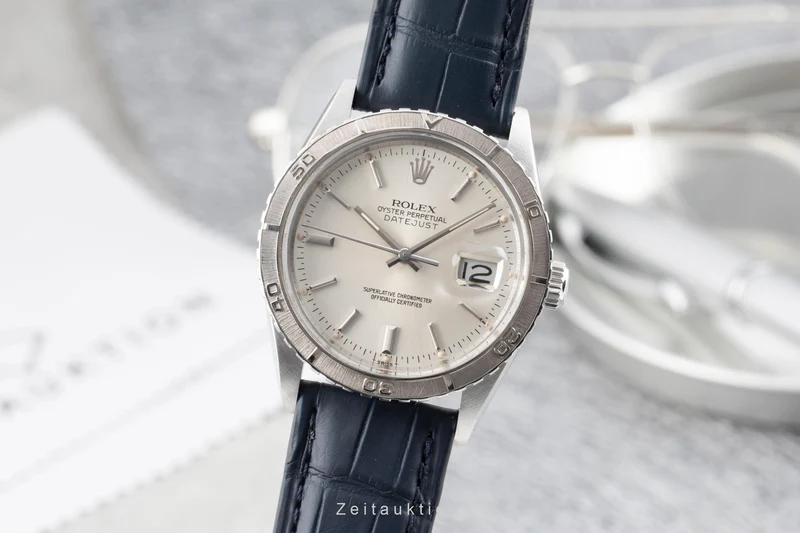 Rolex Datejust steel / white gold automatic men's watch 16250 Vintage [2603502]