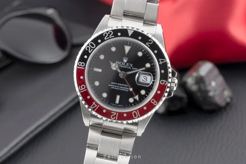 Rolex GMT-Master II steel automatic men's watch 16710 [2603388]