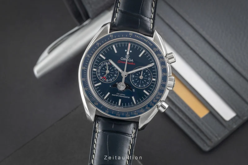 Omega Speedmaster chronograph steel automatic men's watch 304.33.44.52.03.001 LP: 12200EUR [2602910]
