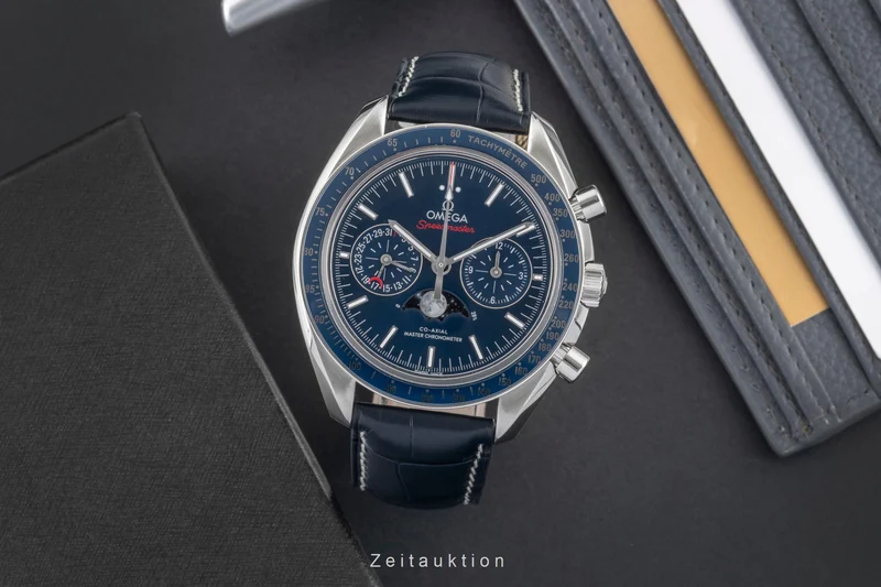 Omega Speedmaster chronograph steel automatic men's watch 304.33.44.52.03.001 LP: 12200EUR [2602910]