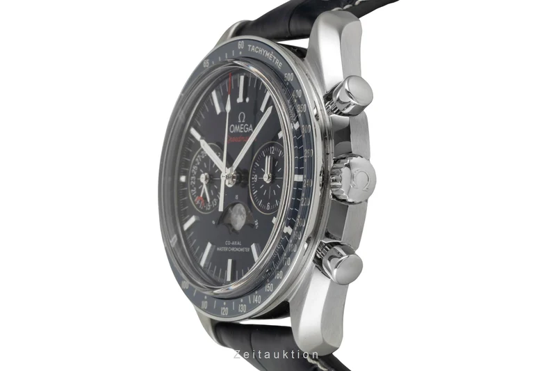 Omega Speedmaster chronograph steel automatic men's watch 304.33.44.52.03.001 LP: 12200EUR [2602910]