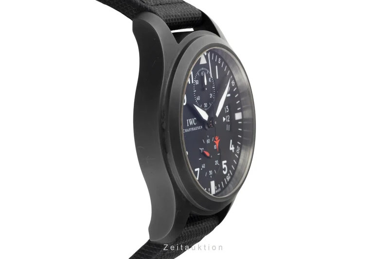 IWC Fliegerchronograph chronograph ceramic / titanium automatic men's watch IW388001 LP: 9900EUR [2601747]