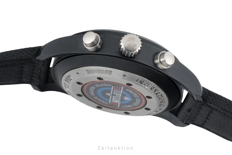 IWC Fliegerchronograph chronograph ceramic / titanium automatic men's watch IW388001 LP: 9900EUR [2601747]