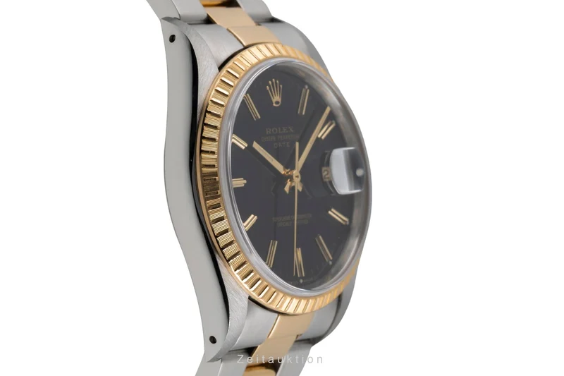 Rolex Date steel / gold automatic men's watch 15223 [2603930]