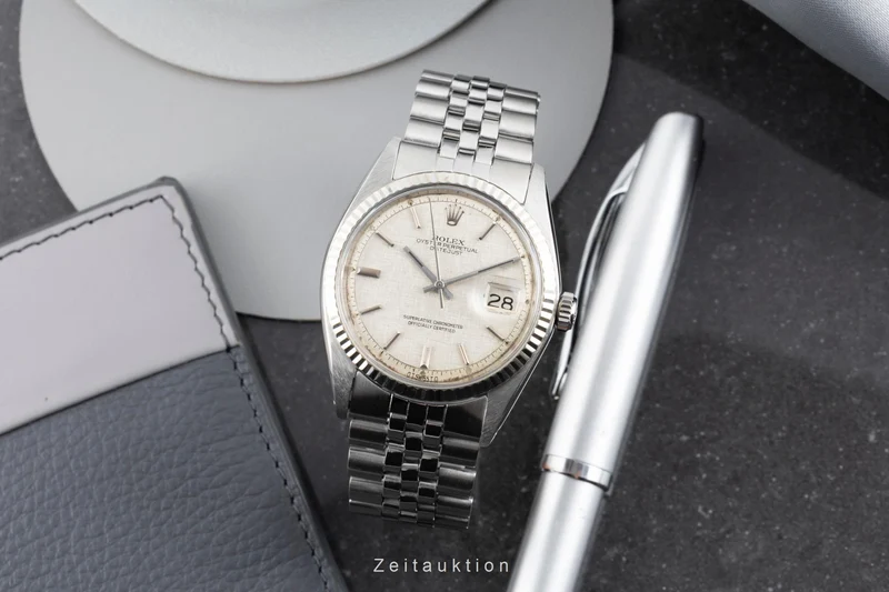 Rolex Datejust steel / white gold automatic men's watch 1603 Vintage [2602662]