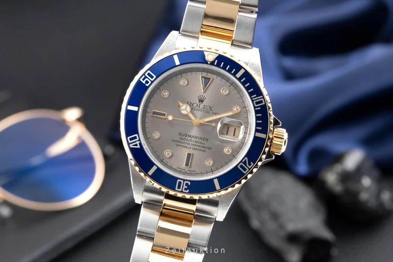 Rolex Submariner steel / gold automatic men's watch 16613 [2603503]