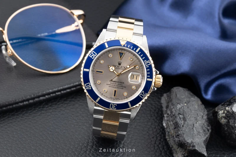 Rolex Submariner steel / gold automatic men's watch 16613 [2603503]