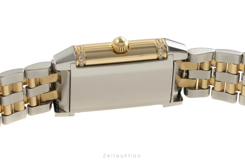 Jaeger LeCoultre Reverso steel / gold quartz women's watch Q2655120, 265.5.08 [2603483]