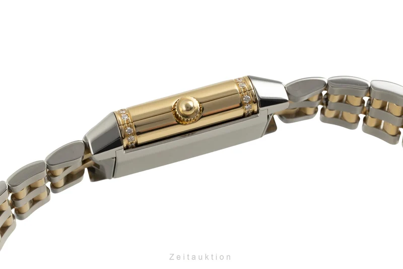 Jaeger LeCoultre Reverso steel / gold quartz women's watch Q2655120, 265.5.08 [2603483]