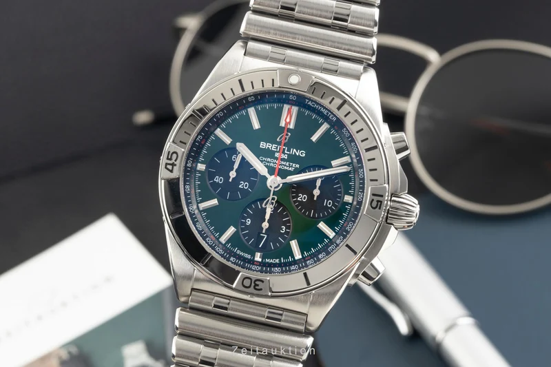 Breitling Chronomat chronograph steel automatic men's watch AB01343A1L1A1 [2602280]