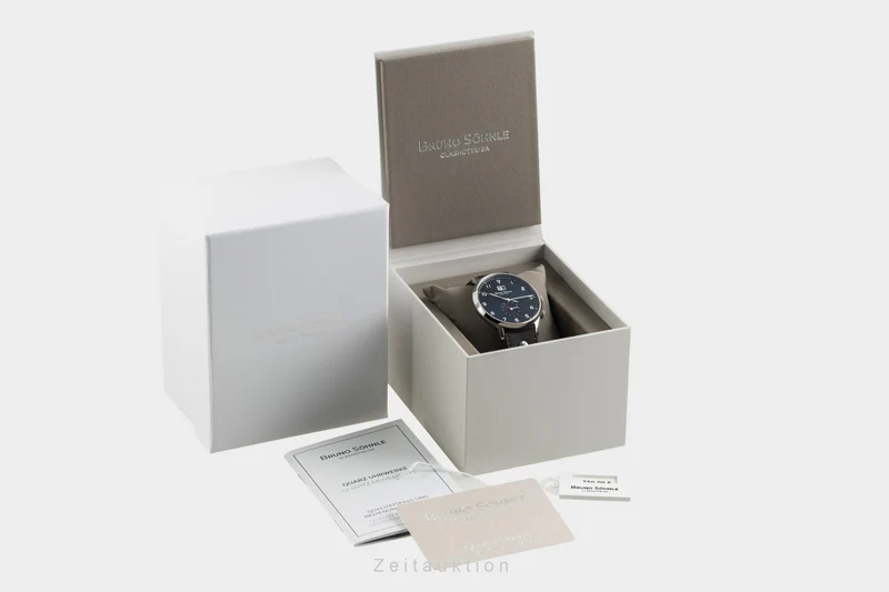 Bruno Söhnle Glashütte Brunello GMT steel quartz men's watch 17-13239-321 [2604141]