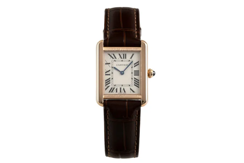 Cartier Tank 18 ct red gold quartz women's watch W5200024 LP: 5950EUR [2603975]