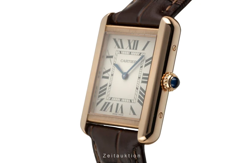 Cartier Tank 18 ct red gold quartz women's watch W5200024 LP: 5950EUR [2603975]