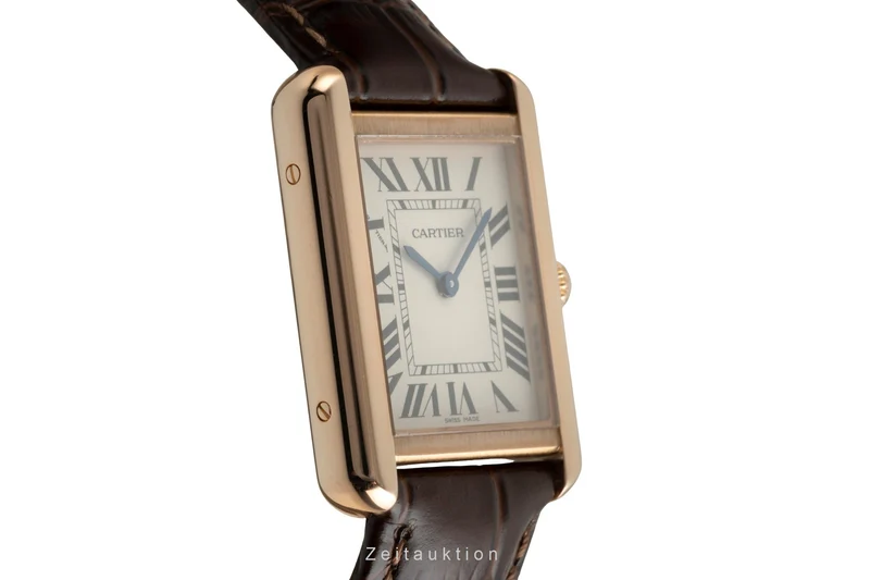 Cartier Tank 18 ct red gold quartz women's watch W5200024 LP: 5950EUR [2603975]