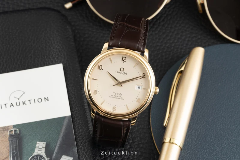 Omega De Ville 18 ct gold automatic men's watch 4612.30.02 [2603223]