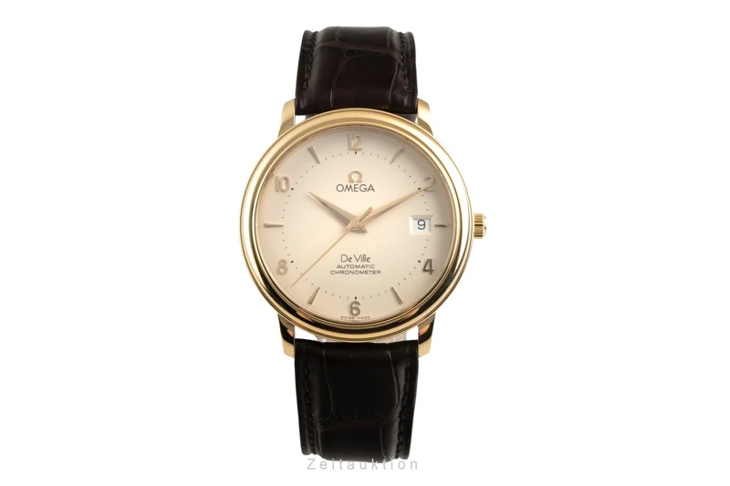 Omega De Ville 18 ct gold automatic men's watch 4612.30.02 [2603223]